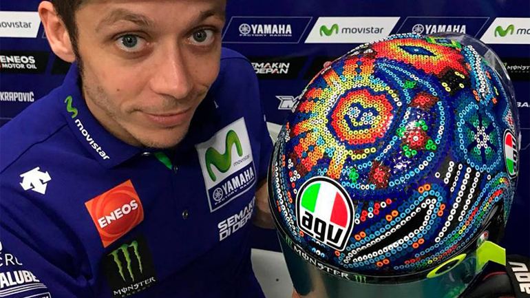 Ένα ακόμα έργο τέχνης για το Valentino Rossi