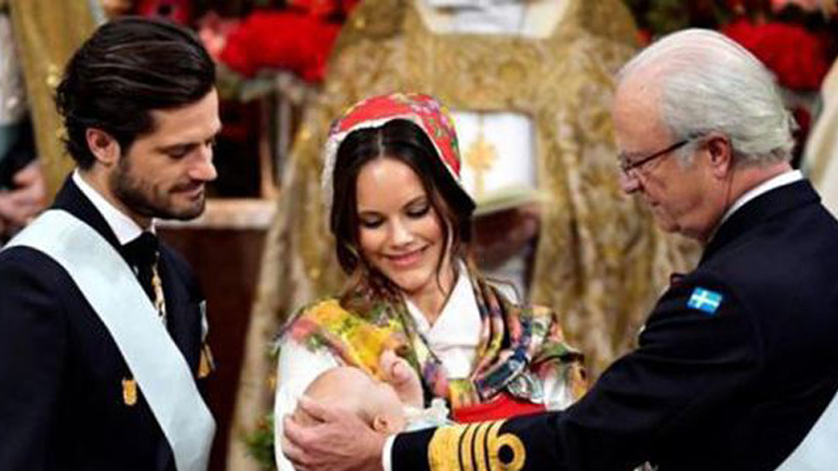 Πριγκιπικά βαφτίσια στη Σουηδία για τον γιο του Carl Philip και της Sofia