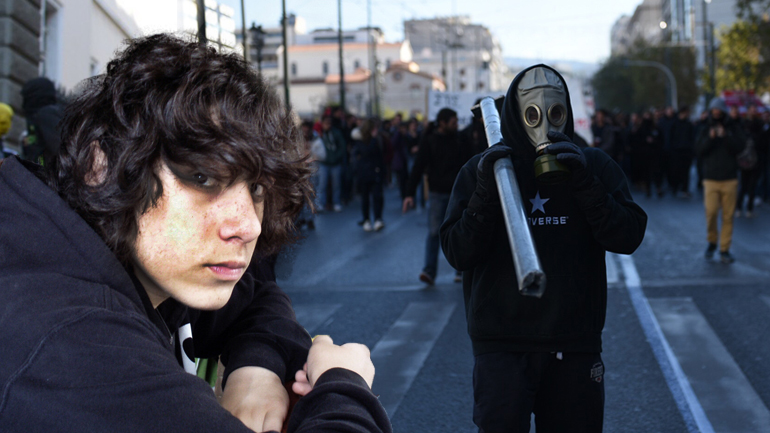 Μαθητικό συλλαλητήριο στα Προπύλαια