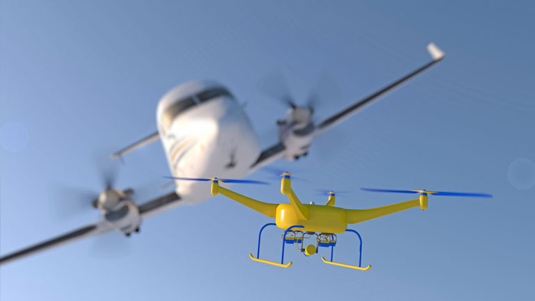 Η σύγκρουση αεροπλάνου με drone είναι χειρότερη από ότι με πουλί