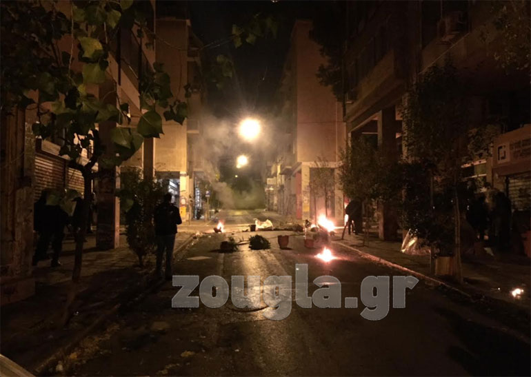 Πεδίο μάχης η οδός Σολωμού