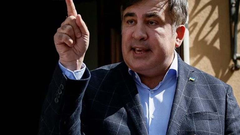 Ουκρανία: Η αστυνομία δεν βρήκε τον Σαακασβίλι κατά την έφοδό της στη βάση των οπαδών του