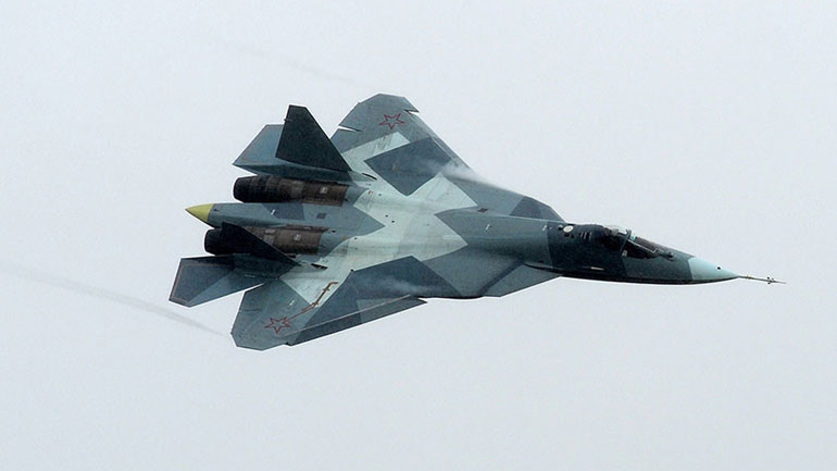 Ρωσία: Ολοκληρώθηκε η πρώτη δοκιμαστική πτήση του μαχητικού Su-57 με νέο αναβαθμισμένο κινητήρα