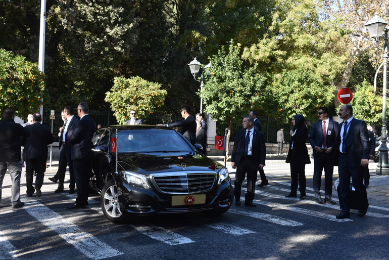 Το όχημα με το οποίο πραγματοποιεί τις μετακινήσεις του ο Τούρκος πρόεδρος