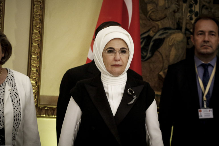 Η σύζυγος του Ταγίπ Ερντογάν