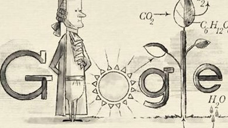 Η Google αφιερώνει το σημερινό της doodle στον Ολλανδό επιστήμονα Jan Ingenhousz