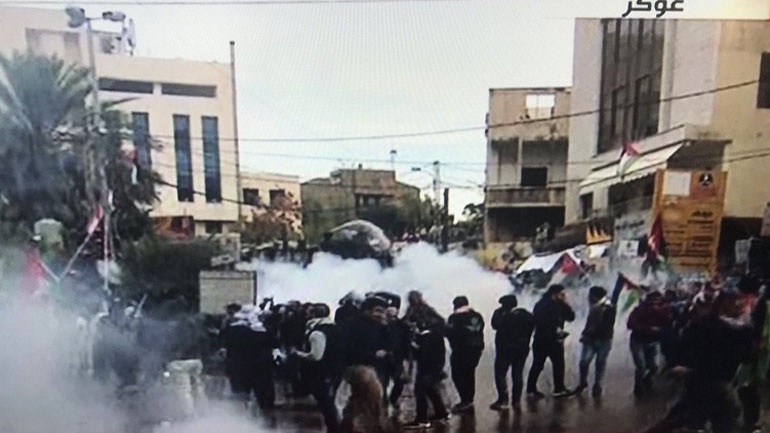Βίαιες συγκρούσεις στη Βηρυτό κατά τη διάρκεια διαδηλώσεων για την Παλαιστίνη