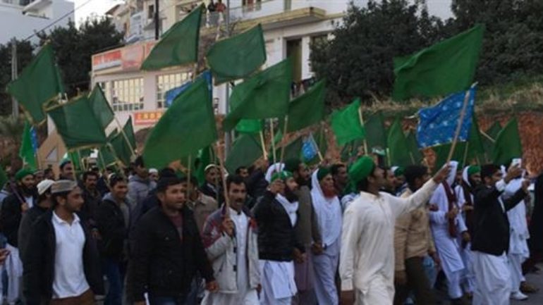Πορεία Μουσουλμάνων προς τιμήν του Μωάμεθ