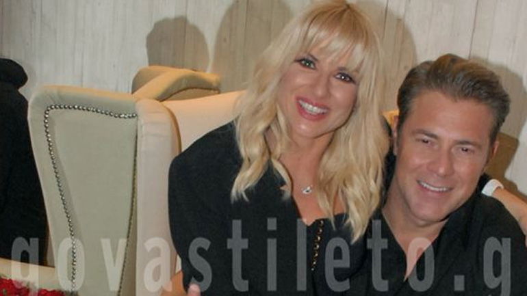 Η Μαρία Μπεκατώρου στην πρεμιέρα του φίλου της, Χρήστου Χολίδη