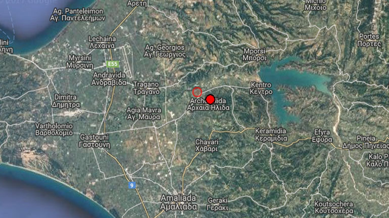 Σεισμική δόνηση 3,8 Ρίχτερ στα Λεχαινά