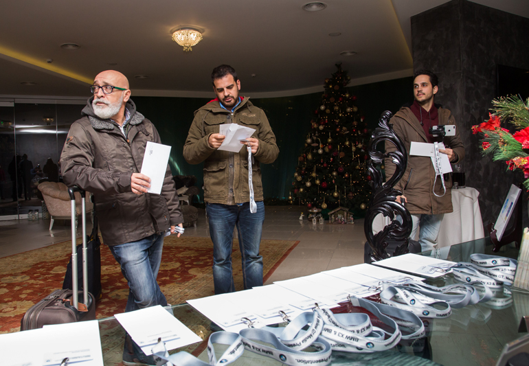 Από αριστερά: Θωμάς Ευθυμίου, Μάνος Στεφανής και Γιώργος Σαργιαννίδης...