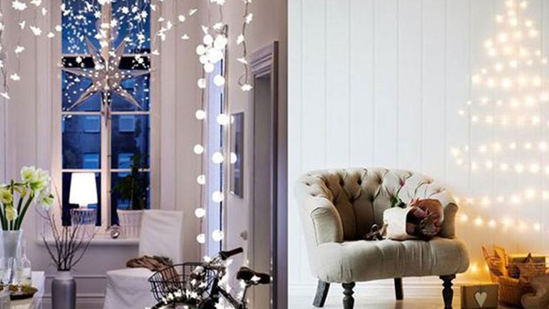 Μπείτε στο κλίμα των εορτών με φωτάκια σε όλο το σπίτι!