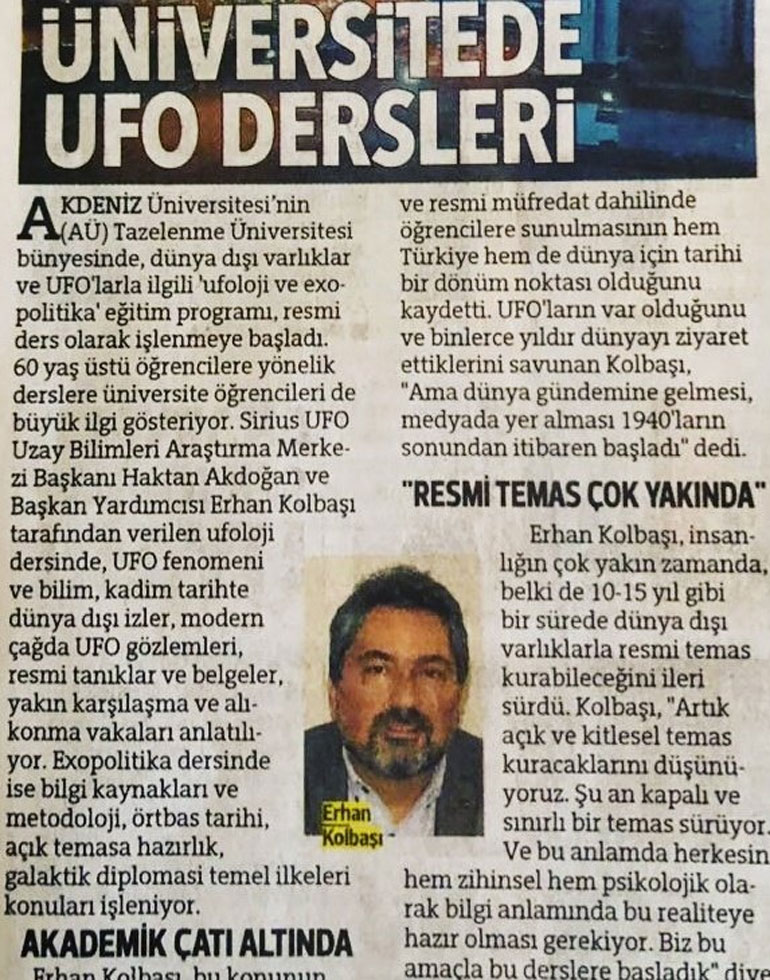 Εκτενείς αναφορές στον τουρκικό Τύπο για το νέο μάθημα του Πανεπιστημίου της Αττάλειας