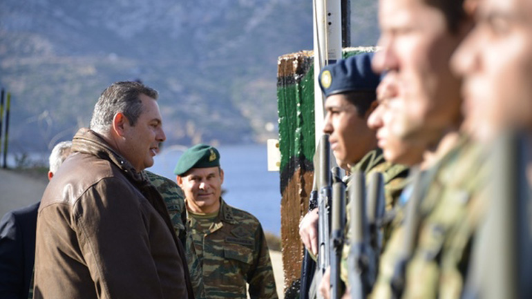 Επίσκεψη του Π. Καμμένου στα Ψαρά και στην Χίο