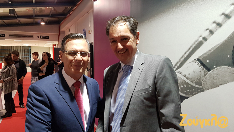 Θανάσης Αγγελής (αριστερά) και Νικόλας Μαρτίνος. Δύο PR υψηλού επιπέδου