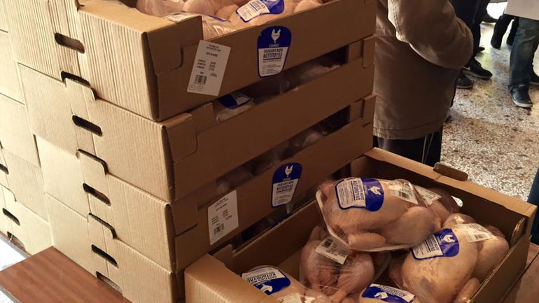 Διανομή νωπών προϊόντων από τον Δήμο Θεσσαλονίκης