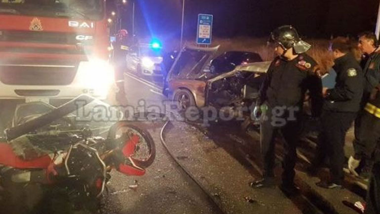 Θανατηφόρο τροχαίο με δύο νεκρούς στη Λαμία