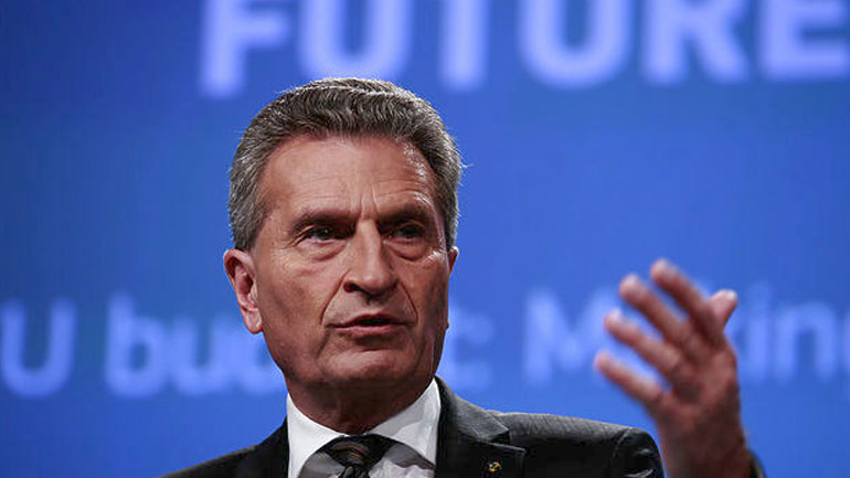 Έτινγκερ: Η Ελλάδα δεν θα χρειαστεί τέταρτο πρόγραμμα βοήθειας