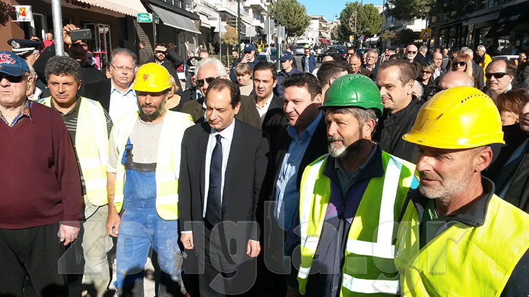 Στην κυκλοφορία παρέδωσε την οδό Ελ. Βενιζέλου στην Αγία Βαρβάρα ο Σπίρτζης