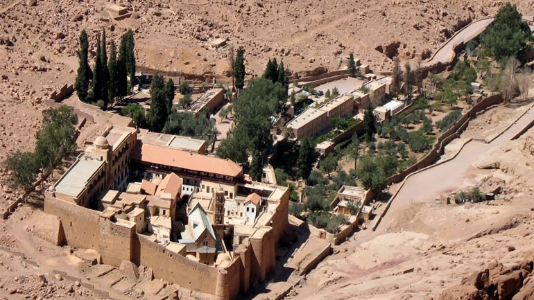 Αίγυπτος: Επίσημα αποκαλυπτήρια του Μωσαϊκού της Ιεράς Μονής Σινά και εγκαίνια της βιβλιοθήκης Αίγυπτος: Επίσημα αποκαλυπτήρια του Μωσαϊκού της Ιεράς Μονής Σινά και εγκαίνια της βιβλιοθήκης