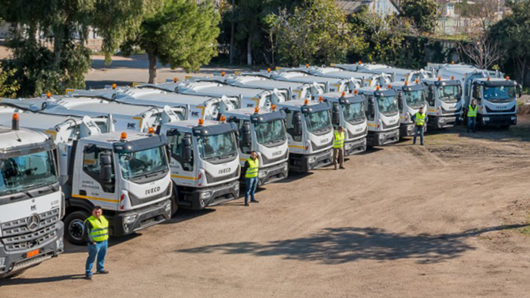 Δείτε από κοντά να νέα απορριμματοφόρα του Δήμου Αθηναίων