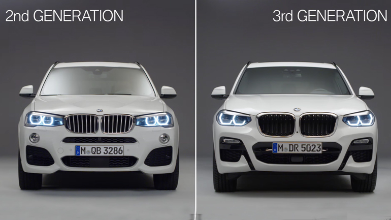 Δείτε τις διαφορές της 2ης και της 3ης γενιάς BMW X3