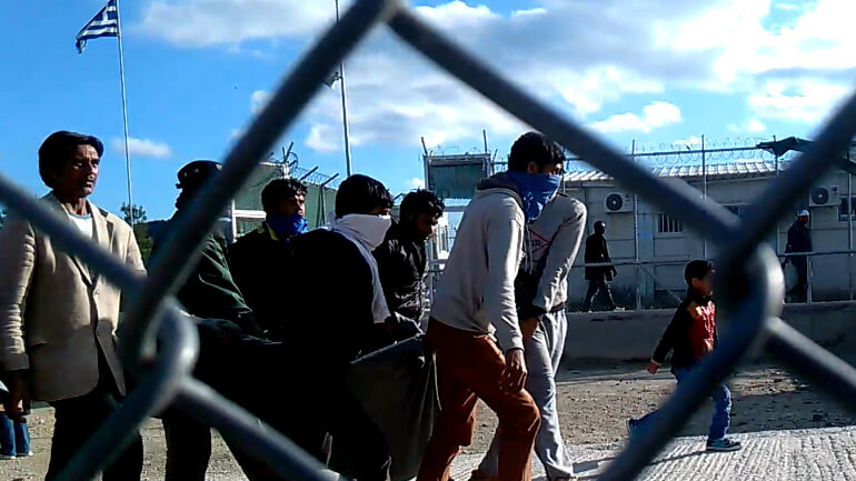 Στον ανακριτή ο 44χρονος που συνελήφθη για τα επεισόδια στον καταυλισμό της Μόριας