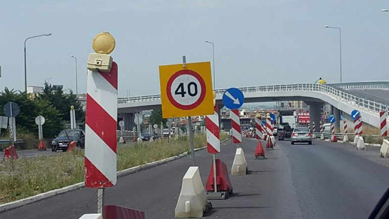 Θεσσαλονίκη: Εργασίες διαγράμμισης σε επαρχιακές οδούς