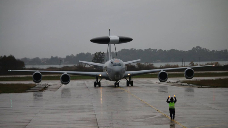 Προσγειώθηκε για πρώτη φορά στην Αεροπορική Βάση του Ακτίου το E-3F Awacs