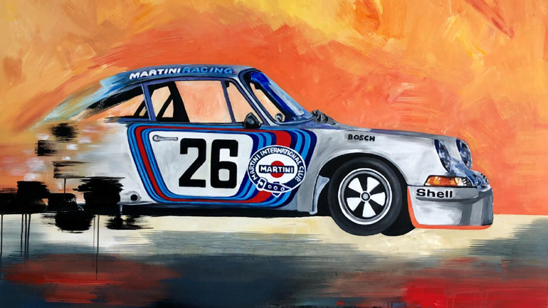 Μοναδικά έργα τέχνης με θέμα την Porsche στην αντιπροσωπεία της Κύπρου