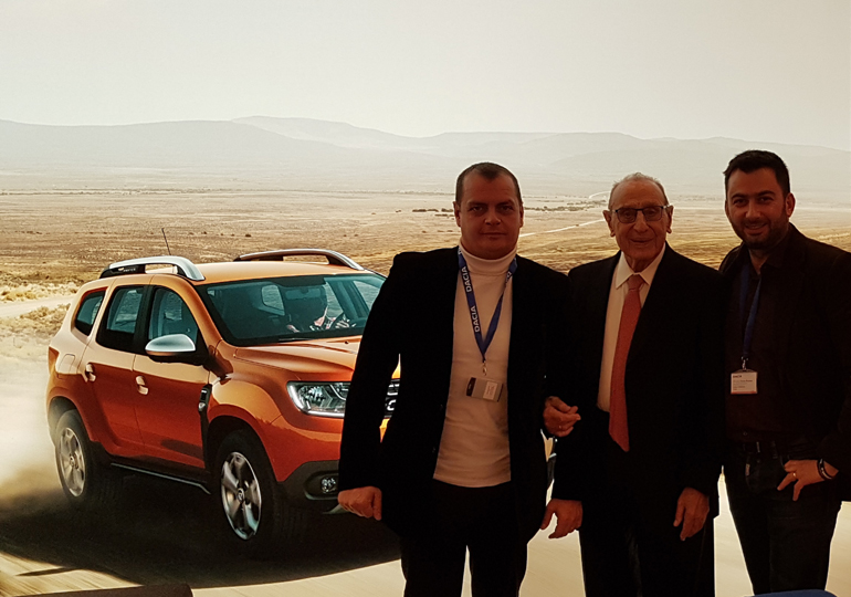 Από δεξιά, Βασίλης Σαρημπαλίδης, Βασίλης Θεοχαράκης και Γιάννης Τσιρογιάννης