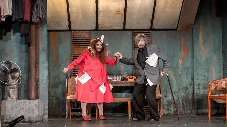 «Α-πε-λπι-σί-το» με τους Λ. Λαζόπουλο – Σ. Φιλιππίδου στο θέατρο Αριστοτέλειον