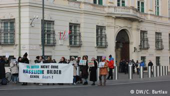 Διαδηλωτές στο κέντρο της Βιέννης