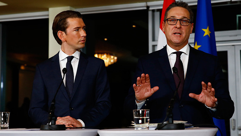 Aυστρία: Ορκίστηκε η νέα κυβέρνηση με τη συμμετοχή της ακροδεξιάς Aυστρία: Ορκίστηκε η νέα κυβέρνηση με τη συμμετοχή της ακροδεξιάς