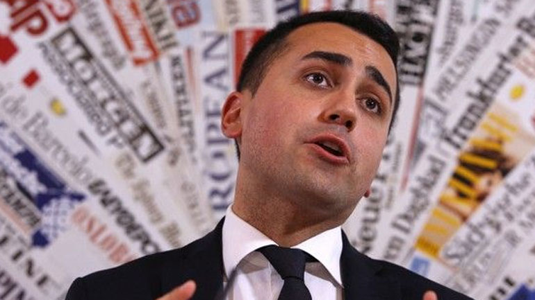 «Θα κυβερνήσουμε με όποιον συμφωνήσει», δηλώνει ο υποψήφιος πρωθυπουργός των «Πέντε Αστέρων» «Θα κυβερνήσουμε με όποιον συμφωνήσει», δηλώνει ο υποψήφιος πρωθυπουργός των «Πέντε Αστέρων»