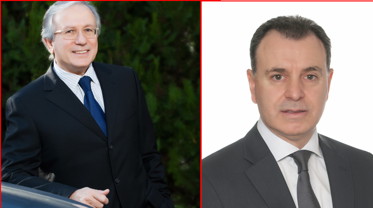 Δεξιά ο Λεωνίδας Μισσαλάκης και αριστερά ο Γιάννης Πασσάδης