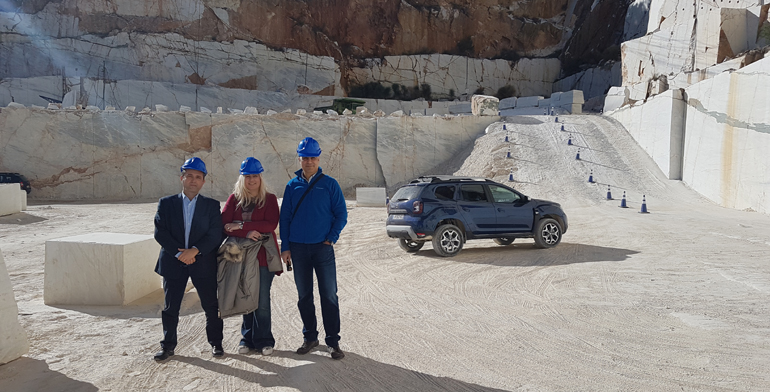 Από αριστερά: Γιώργος Σταμέλος, Μαρία Παπαδάκη και Ιάκωβος Αλμασίδης