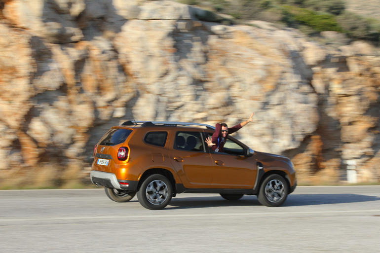 Περάσαμε καλά στην παρουσίαση του νέου Dacia Duster και μας άρεσε που η παγκόσμια δημοσιογραφική παρουσίαση έγινε στην Ελλάδα. Γιατί να το κρύψουμε; (φωτογραφία: Μανώλης Σαλούρος)