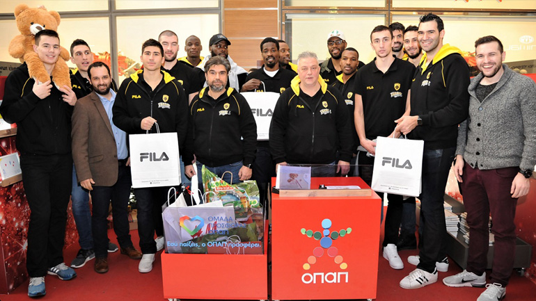 Η ΚΑΕ ΑΕΚ προσφέρει Ευχοστολίδια και αυτά τα Χριστούγεννα – Ενώνει τις δυνάμεις της με τον ΟΠΑΠ και εκπληρώνει παιδικές ευχές