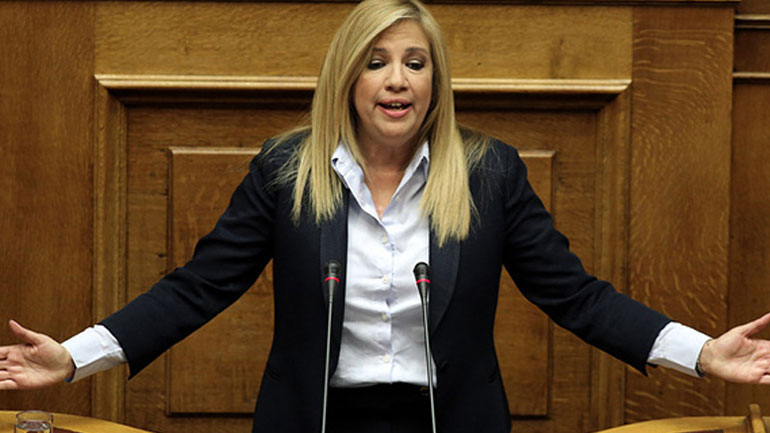 Γεννηματά: «Για να βγει η χώρα από την κρίση και τα μνημόνια πρέπει να φύγει η κυβέρνηση ΣΥΡΙΖΑ- ΑΝΕΛ»