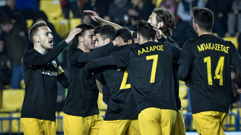 «Έδεσε» την πρόκριση η ΑΕΚ, 4-0 τον Παναιτωλικό
