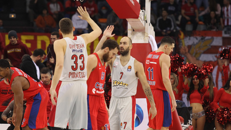 Ολυμπιακός για Final-4, 88-86 την ΤΣΣΚΑ Μόσχας Ολυμπιακός για Final-4, 88-86 την ΤΣΣΚΑ Μόσχας