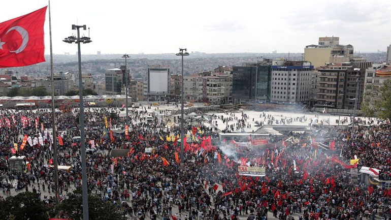 Απαγορεύονται οι συγκεντρώσεις την Πρωτοχρονιά στην πλατεία Ταξίμ της Κωνσταντινούπολης