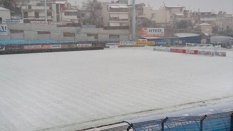 Στον «αέρα» το Λαμία-Παναθηναϊκός λόγω χιονιού