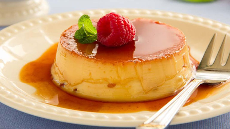 Caramel pudding