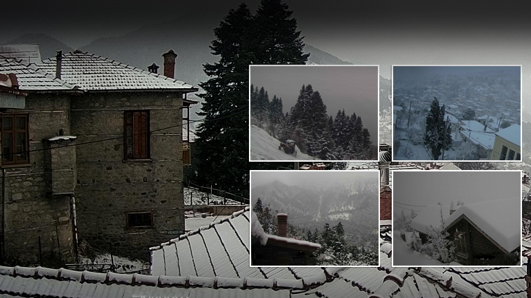 Κατάλευκη η ηπειρωτική Ελλάδα