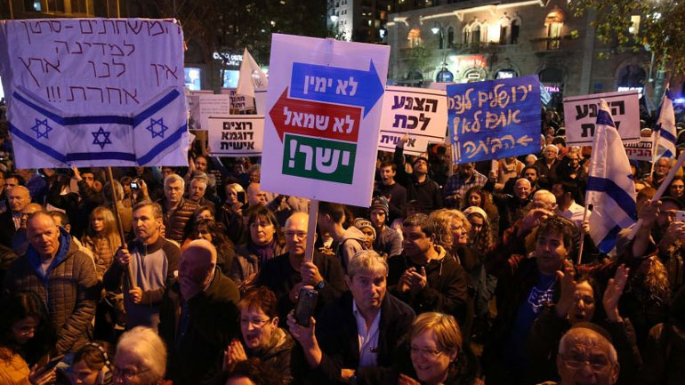 Ισραήλ: Νέα διαδήλωση στο Τελ Αβίβ εναντίον της «διεφθαρμένης» κυβέρνησης