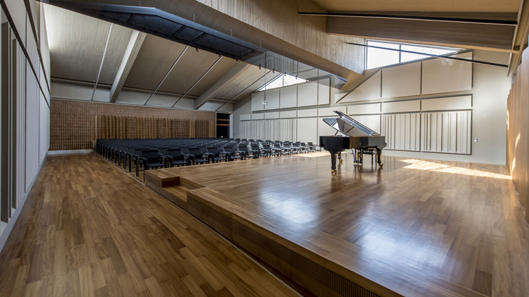 Eπίσημα εγκαίνια αίθουσας Άρης Γαρουφαλής του Ωδείου Αθηνών