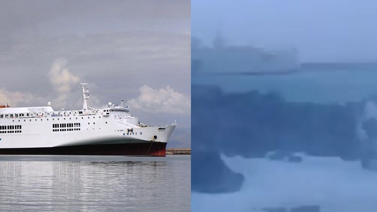 Καρέ-καρέ οι προσπάθειες του καπετάνιου του Κρήτη ΙΙ να μπει στο λιμάνι του Ηρακλείου Καρέ-καρέ οι προσπάθειες του καπετάνιου του Κρήτη ΙΙ να μπει στο λιμάνι του Ηρακλείου