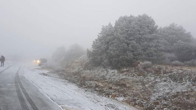 Κύπρος: Λευκά Χριστούγεννα στο Τρόοδος